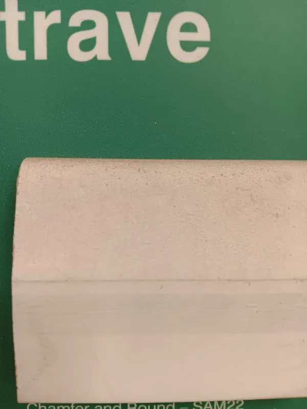 Chamfered Splayed Architrave Primed MDF 69mm 5.49mt