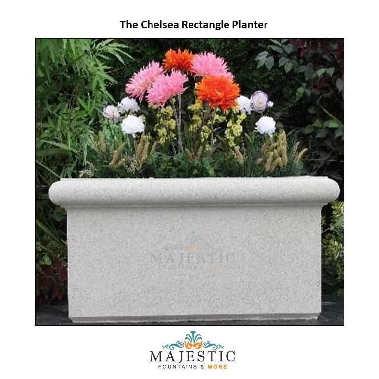 Chelsea Rectangle Planter Dry Cast Sandstone