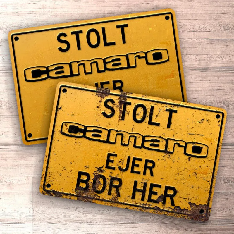 Chevrolet Camaro Proud Camaro Owner Lives Here Signs, Mouse Pad, Doormat - 20V