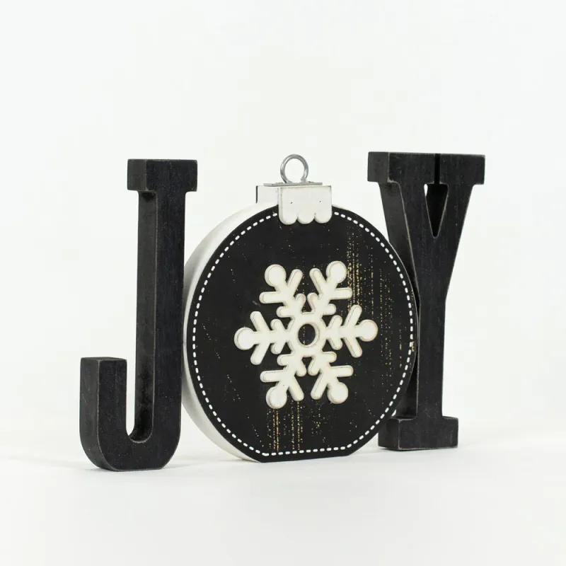 Chunky wood cutout wood -JOY Made USA