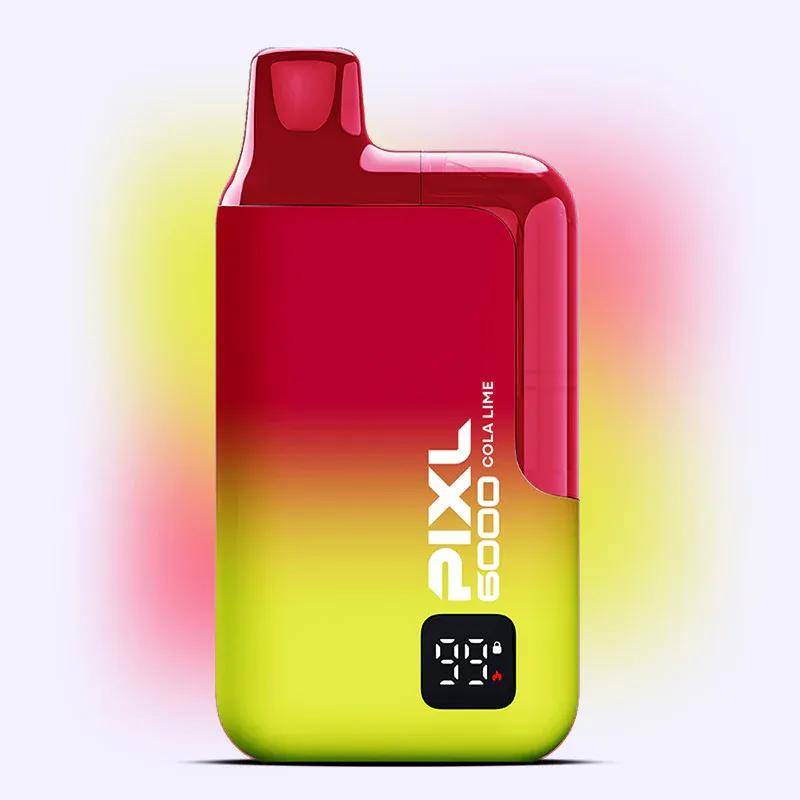 Cola Lime Pixl 6000 Disposable Brushed Nickel