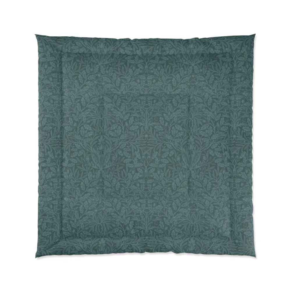 Comforter inspired William Morris - Acorns & Oak Leaves Collection peacock