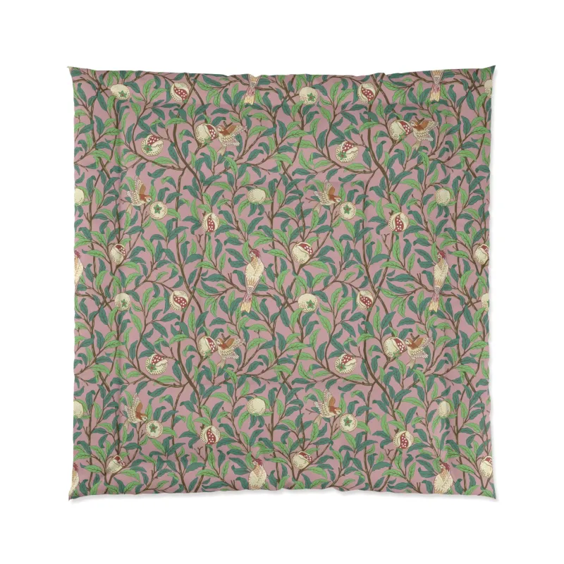 Comforter inspired William Morris - Bird and Pomegranate Collection (Rosella)