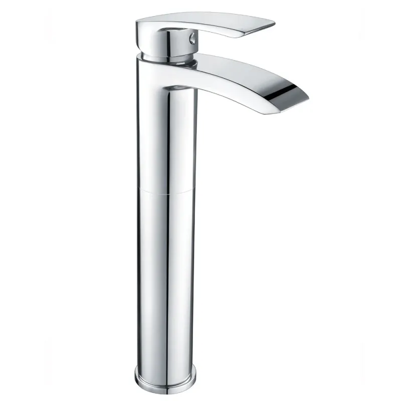 CORBY Freestanding Basin Mixer Shiny metal