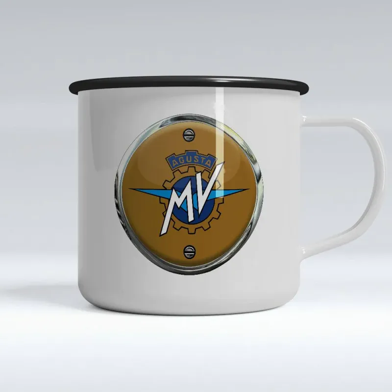 Cordless MV Agusta Enamel Mug