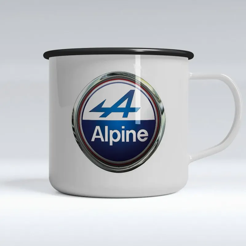 Cordless Alpine Enamel Mug