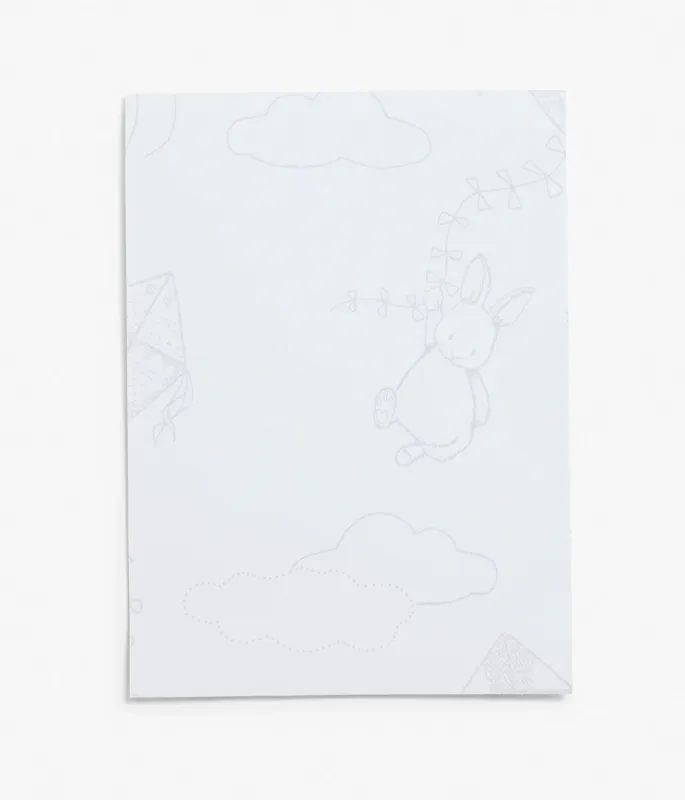 Cordless Up & Away pearl wallpaper sample