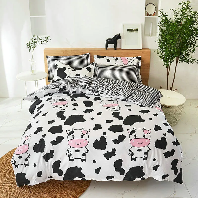 Cordless Housse de Couette Vache et Deux Taies Enfant 240cm