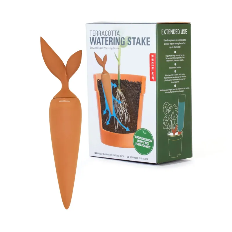 Cordless Kikkerland Terracotta Watering Stake
