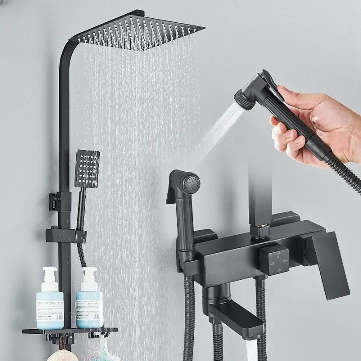 Cordless Pommeau de Douche 4-en-1 Moderne