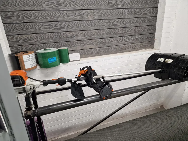 Cordless Stihl Petrol Bristle Brush Sweeper