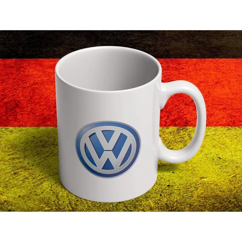 Cordless Volkswagen VW Pottery Mug