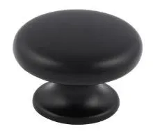 Corry's Phoenix Flat Top Knob Jet-black 38mm