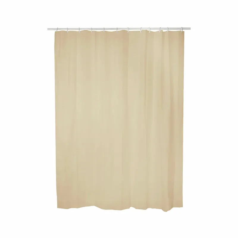 Cortina de Duche Exma standard Bege PVC 140 x 180 cm