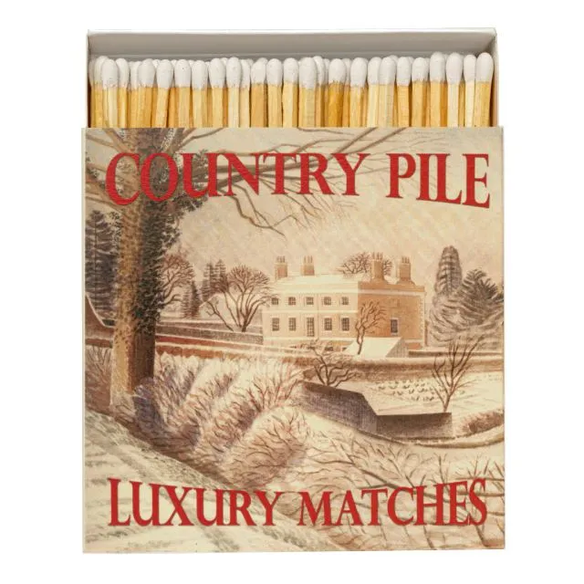Country Pile Upmarket Matches Storage Case