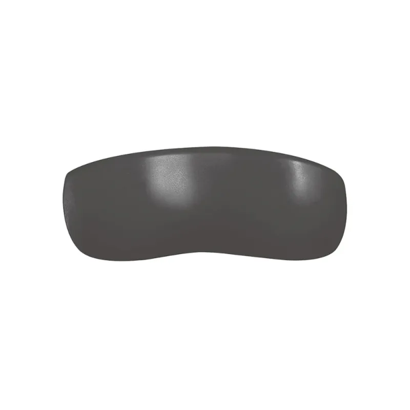 Coussin de bain zitta noir ovale en gel Industrial Design