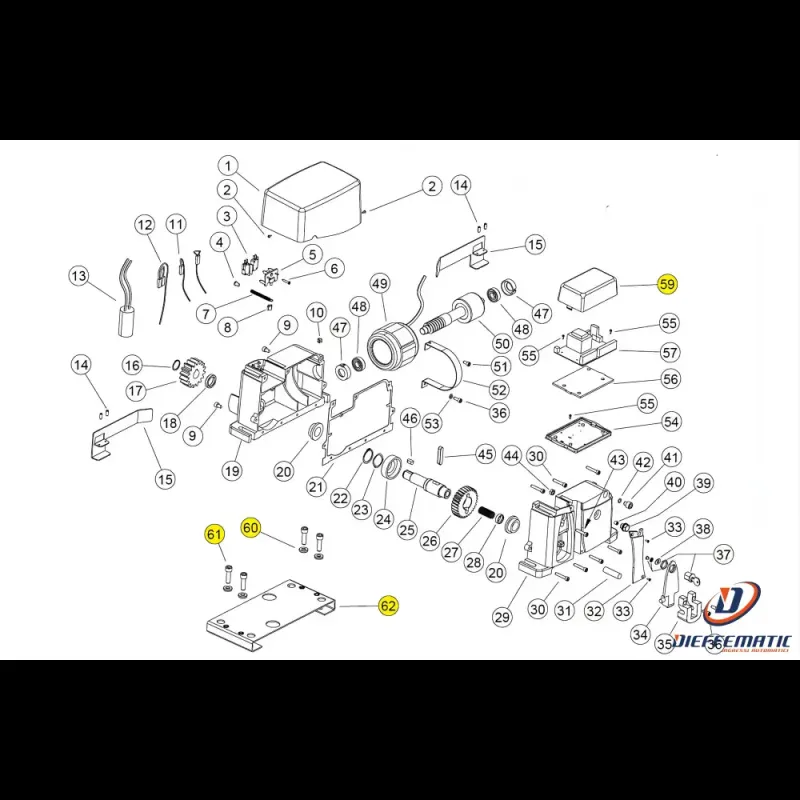 Cpt02 Contropiastra Di Fissaggio Ag Future Kv10 Ricambio