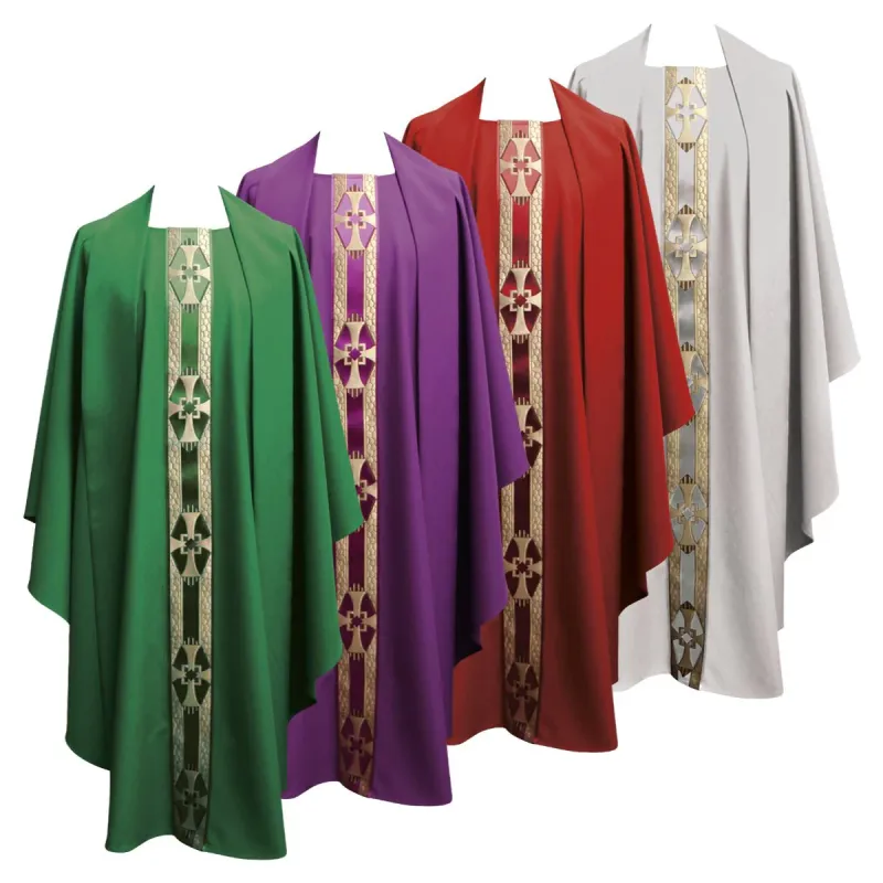 Cross Orphrey Panel Chasuble