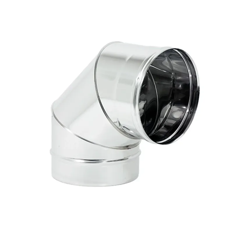 Curva da 90° Gradi Camini Wierer Acciaio Inox Vari Diametri | Lifetime Warranty