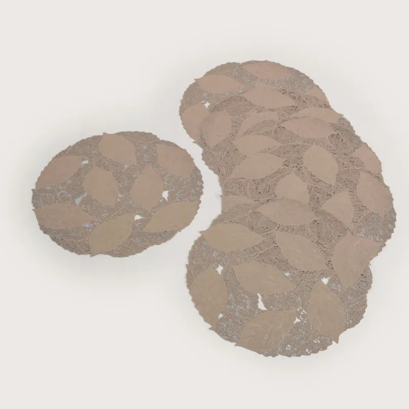 Decorative Leaf Design Placemat Adjust 6