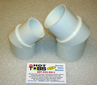45 Degree PVC Street Elbow 1 inch
