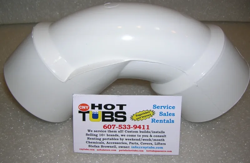 90 Degree PVC Sweep Elbow 2.5 inch