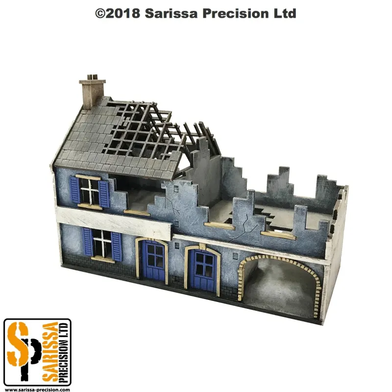 Destroyed Roomy Farmhouse - 20mm