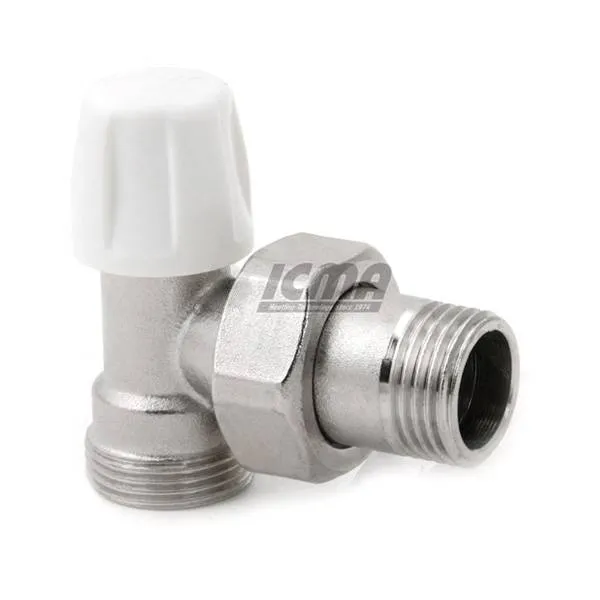 DETENTORE ANGOLO ICMA 3/8" e 1/2'' 24x1,5 SEMPLICE REGOLAGGIO