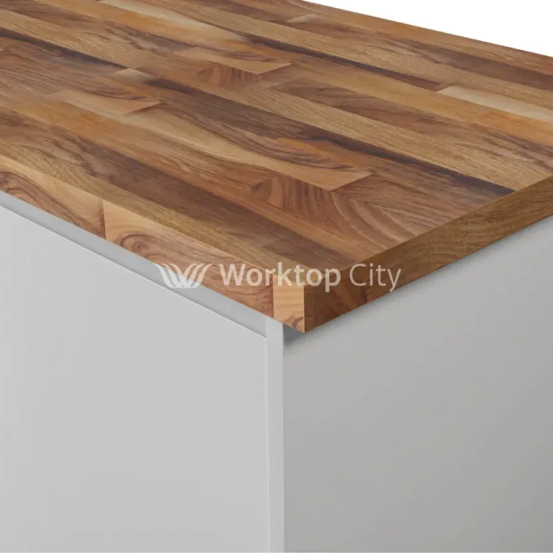 Deterra Solid Walnut Natural Wood Kitchen Upstand