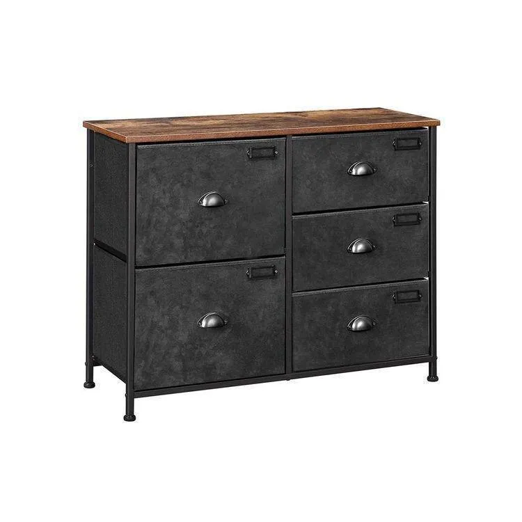 5 Drawers Broad Dresser