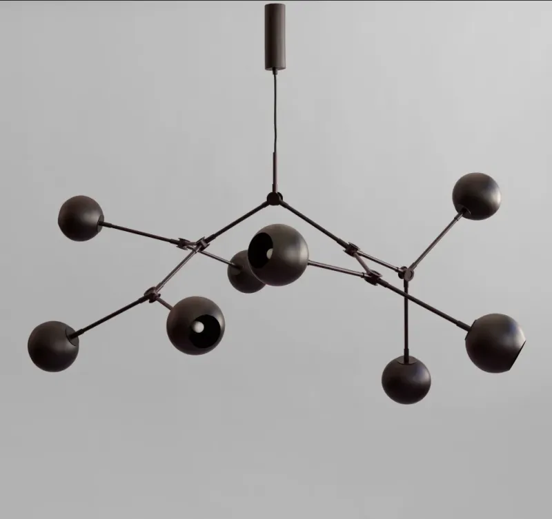 DROP CHANDELIER GLOBE, POCKET I $1,295.00