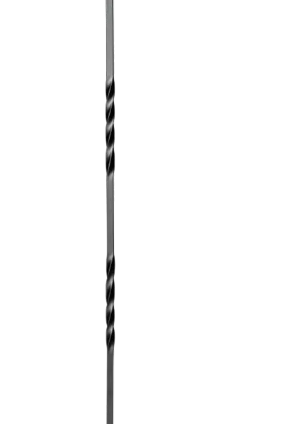 Dual Twist Iron Baluster 1/2"