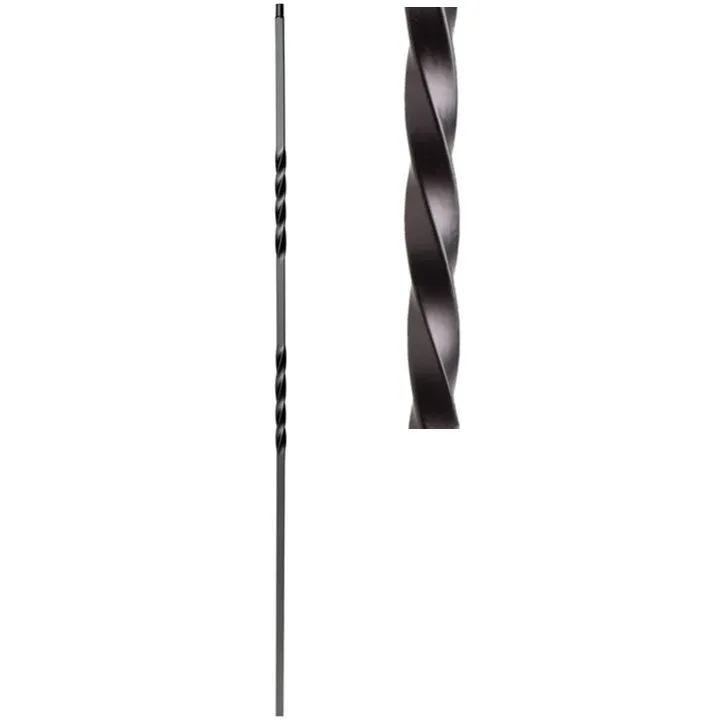 Duplicate Twist Iron Baluster Quick-Release