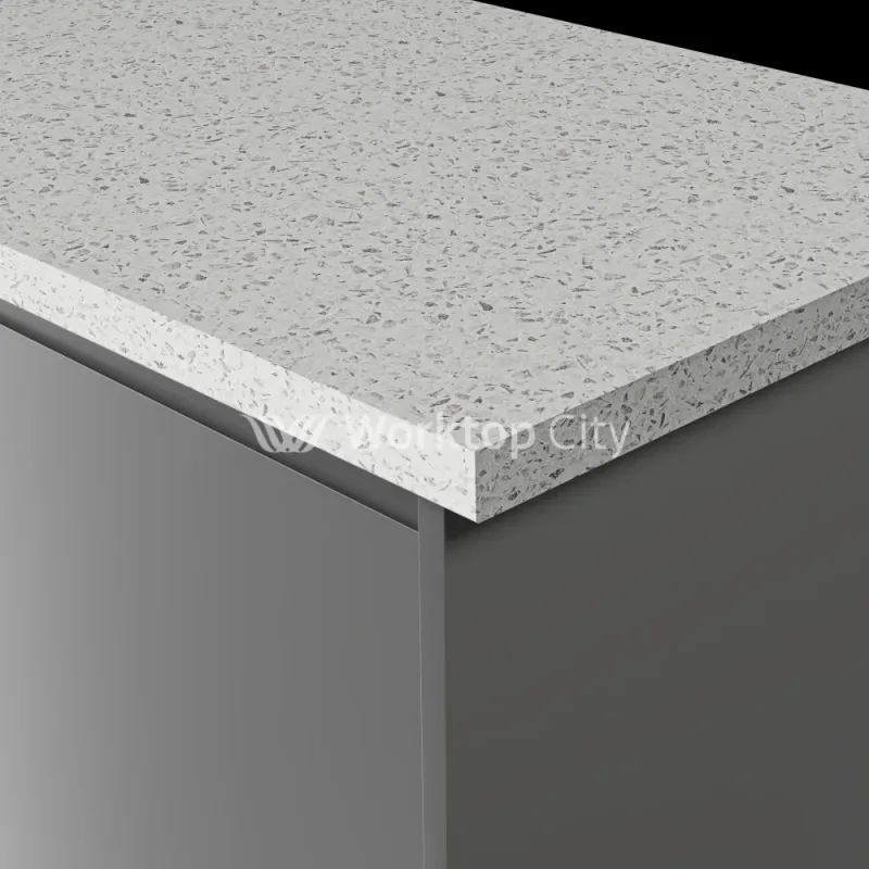 Duropal Kitchen Worktops F73009BR Quartz Stone - Square Edge - Brightstone Finish
