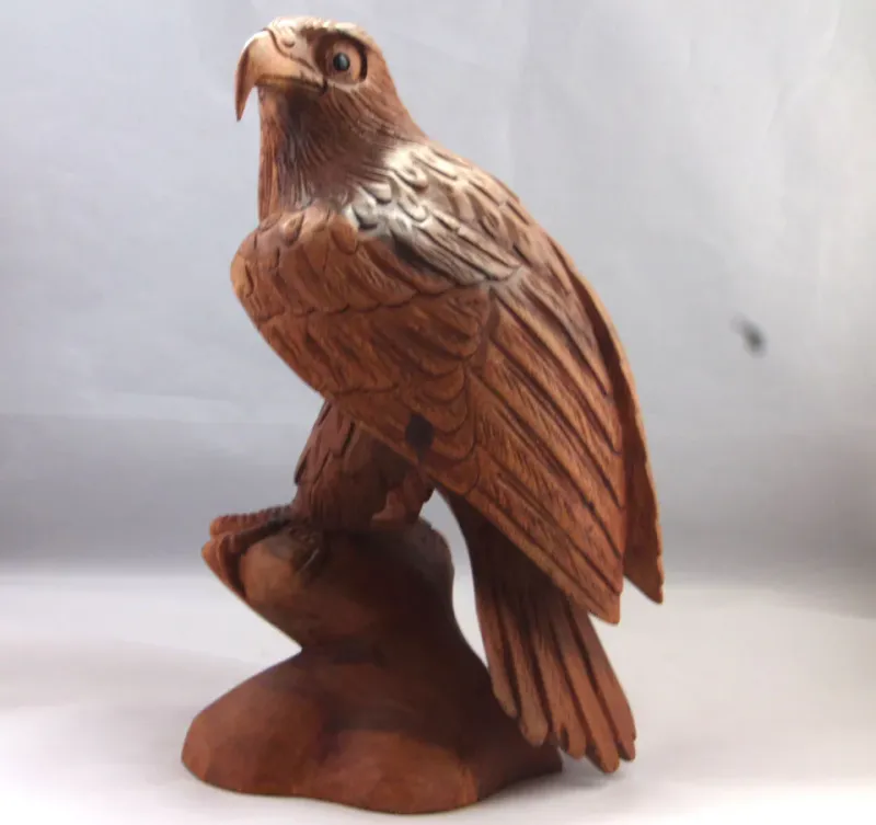 Eagle wood carving Vibration Reduction