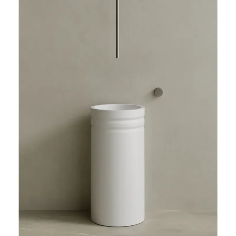 ELEMENTO BATH | 17" x 33" RELIABLE SURFACE RESIN PEDESTAL SINK | $1,478.50 - $1,556.20