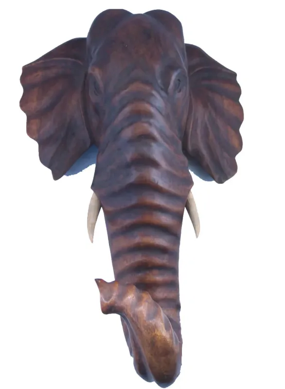 Elephant Head Wall Hanging Easy Installation