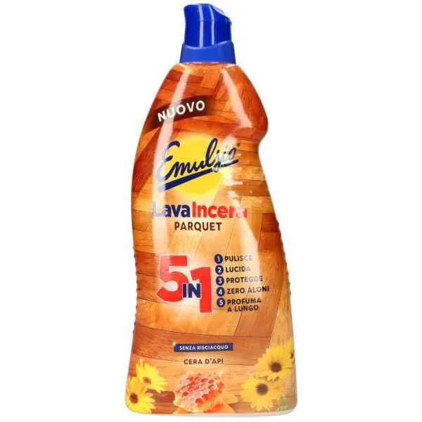 Emulsio Pavimenti Lavaincera Parquet Cera d'Api 875ml