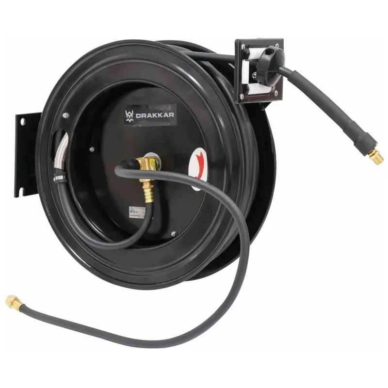 Enrouleur de tuyau d'air 20m+1m - 3/8" | Variable Speed | Overload Protection