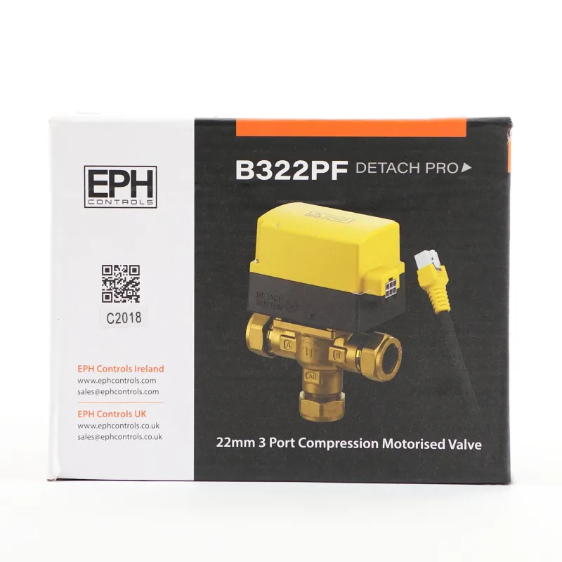 EPH 22mm C X C 3 Port Motorised Valve