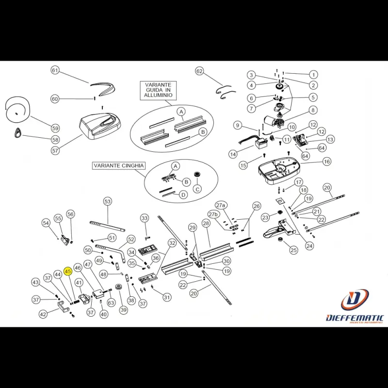 Ergonomic Design 114021 Molla Tendicatena Utile Uniko Ricambio