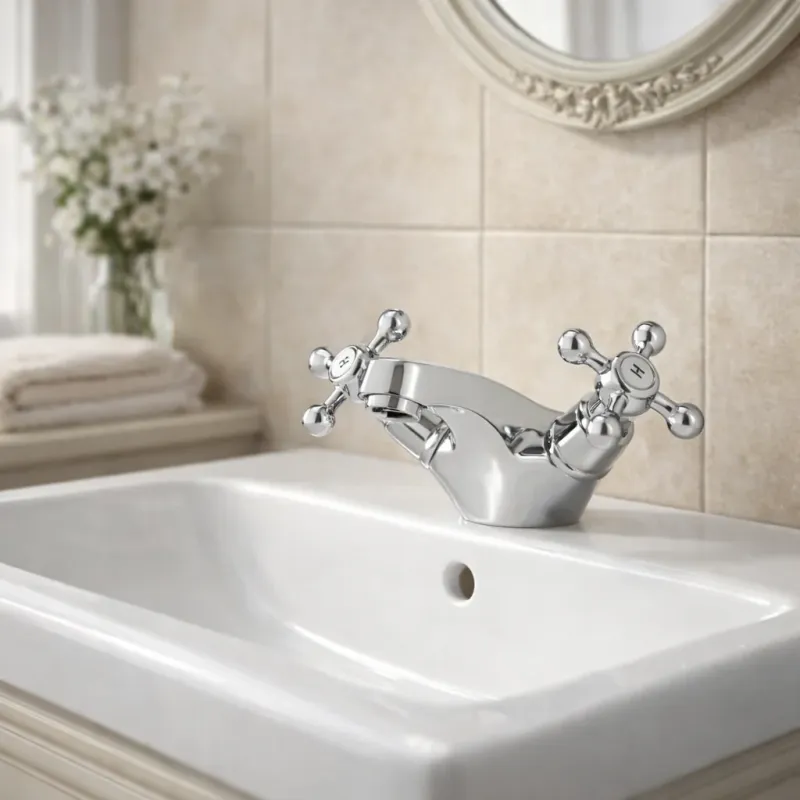 Ergonomic Design Adare Authentic Basin Mixer Chrome