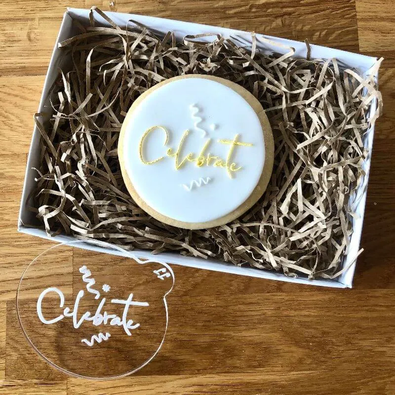 Ergonomic Design Celebrate Cookie Embosser