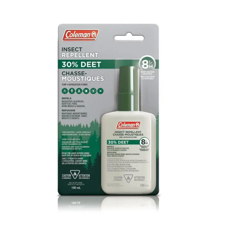 Ergonomic Design Chasse-moustique en pompe - 30% DEET