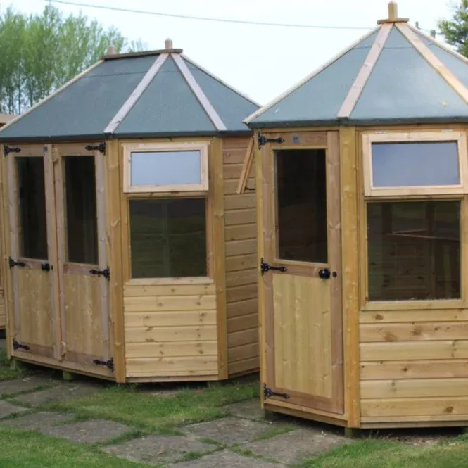 Ergonomic Design Kirton Octagonal Summerhouse Available Log Lap or Tounged & Grooved
