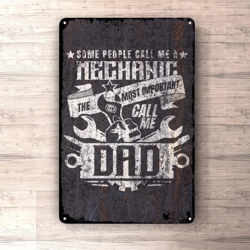 Ergonomic Design Mechanic Dad Signs, Mouse Pad, Doormat