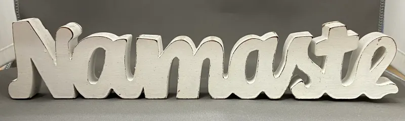 Ergonomic Design Namaste Sign from Bali