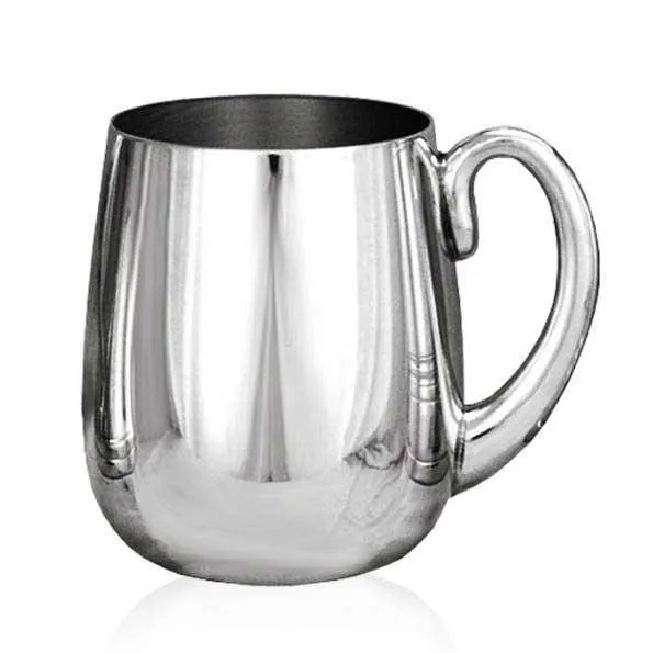 Ergonomic Design 1 Pint Pewter Stout Tankard
