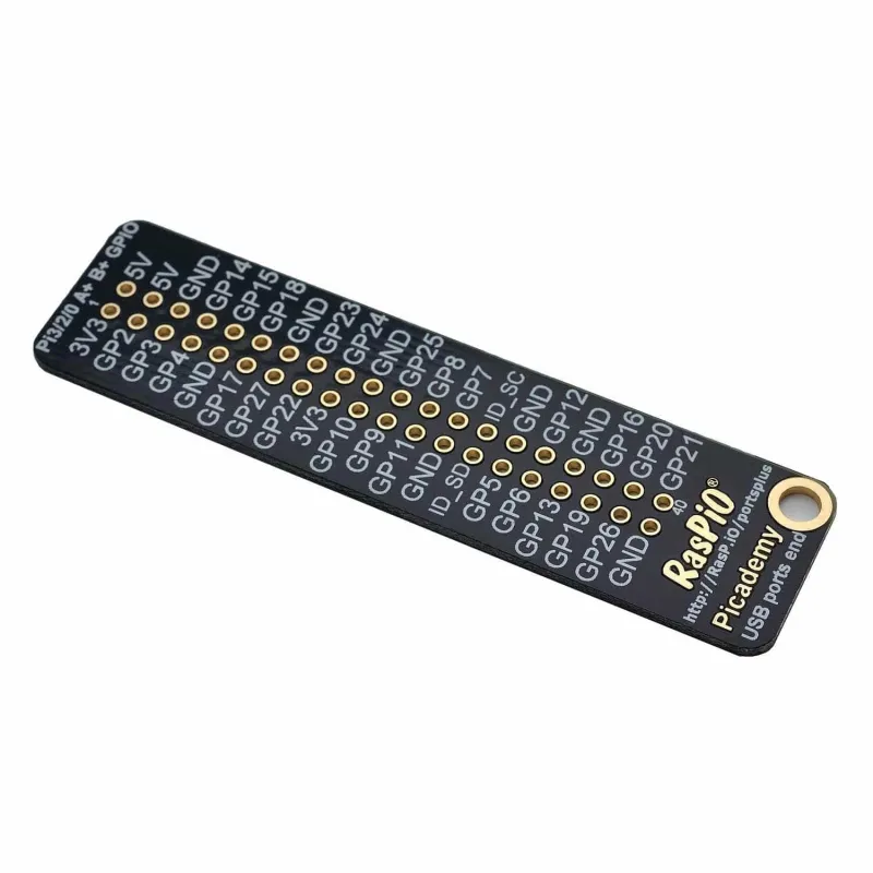 Ergonomic Design RasPiO Portsplus GPIO Board