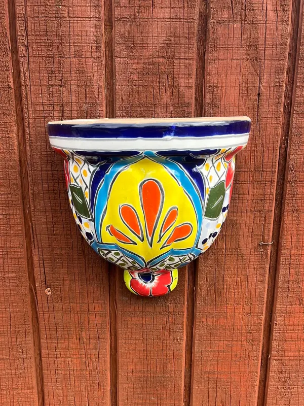 Ergonomic Design Talavera Wall Planter